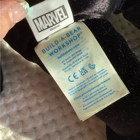 Build A Bear Workshop Plush Black Panther T Challa Marvel Bear Stuffed Animal - Picture 6 of 10